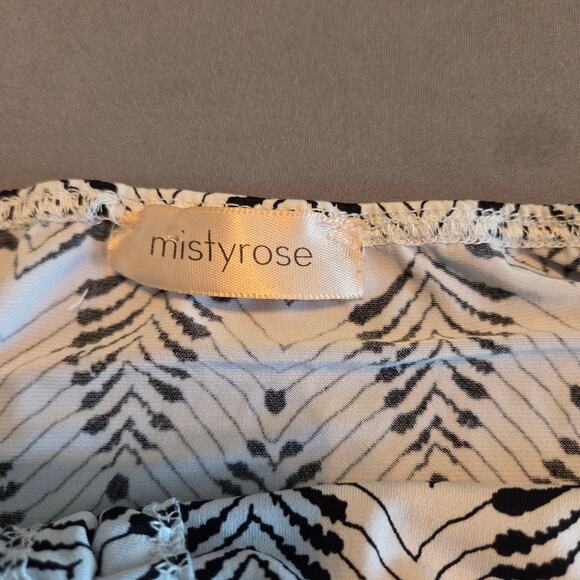 Misty Rose Black & White Bodycon Mini Dress. Size Small - Picture 3 of 6